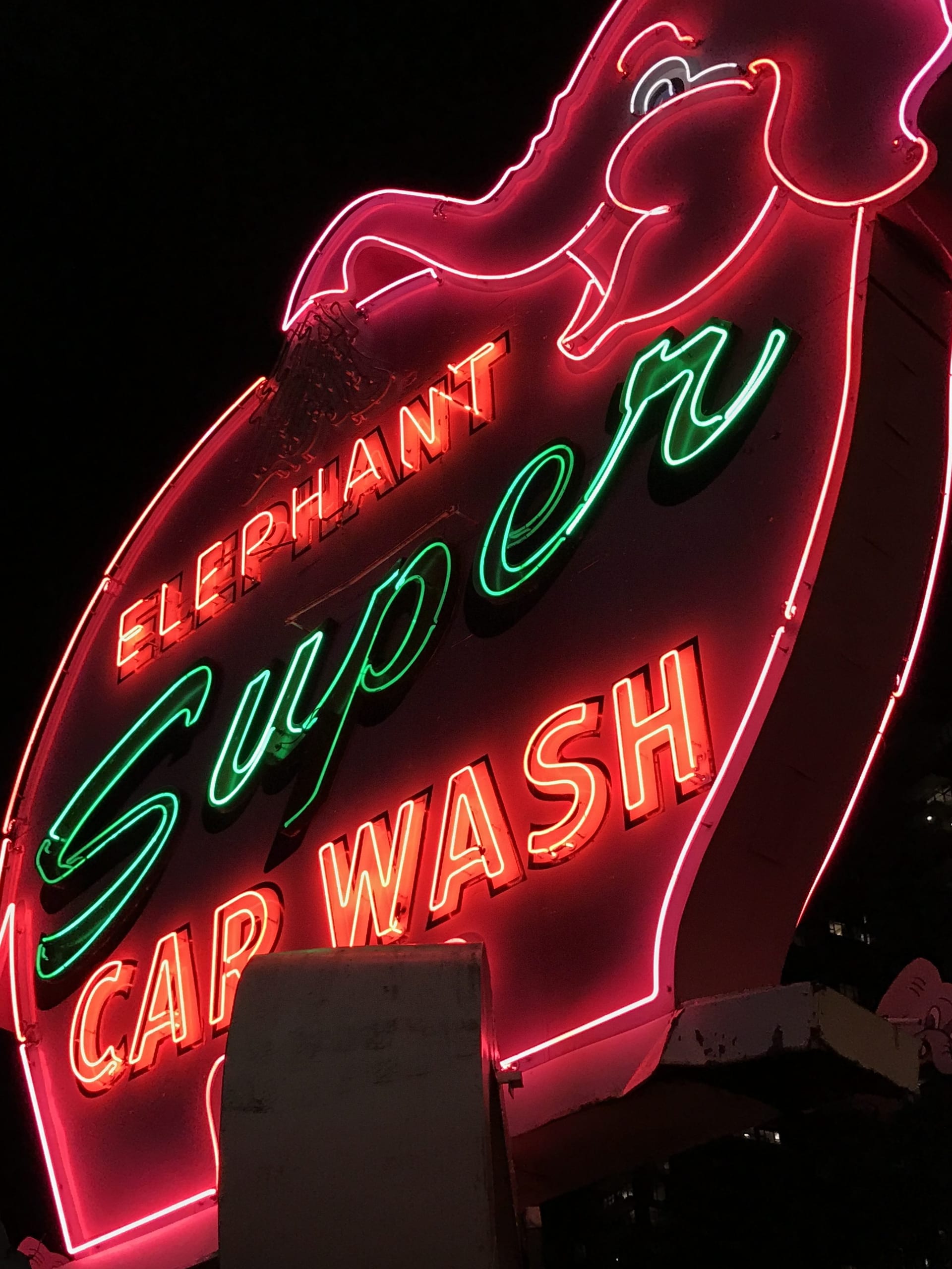 00 Hero Pink Elephant Neon — City Light by Joshua Borsman