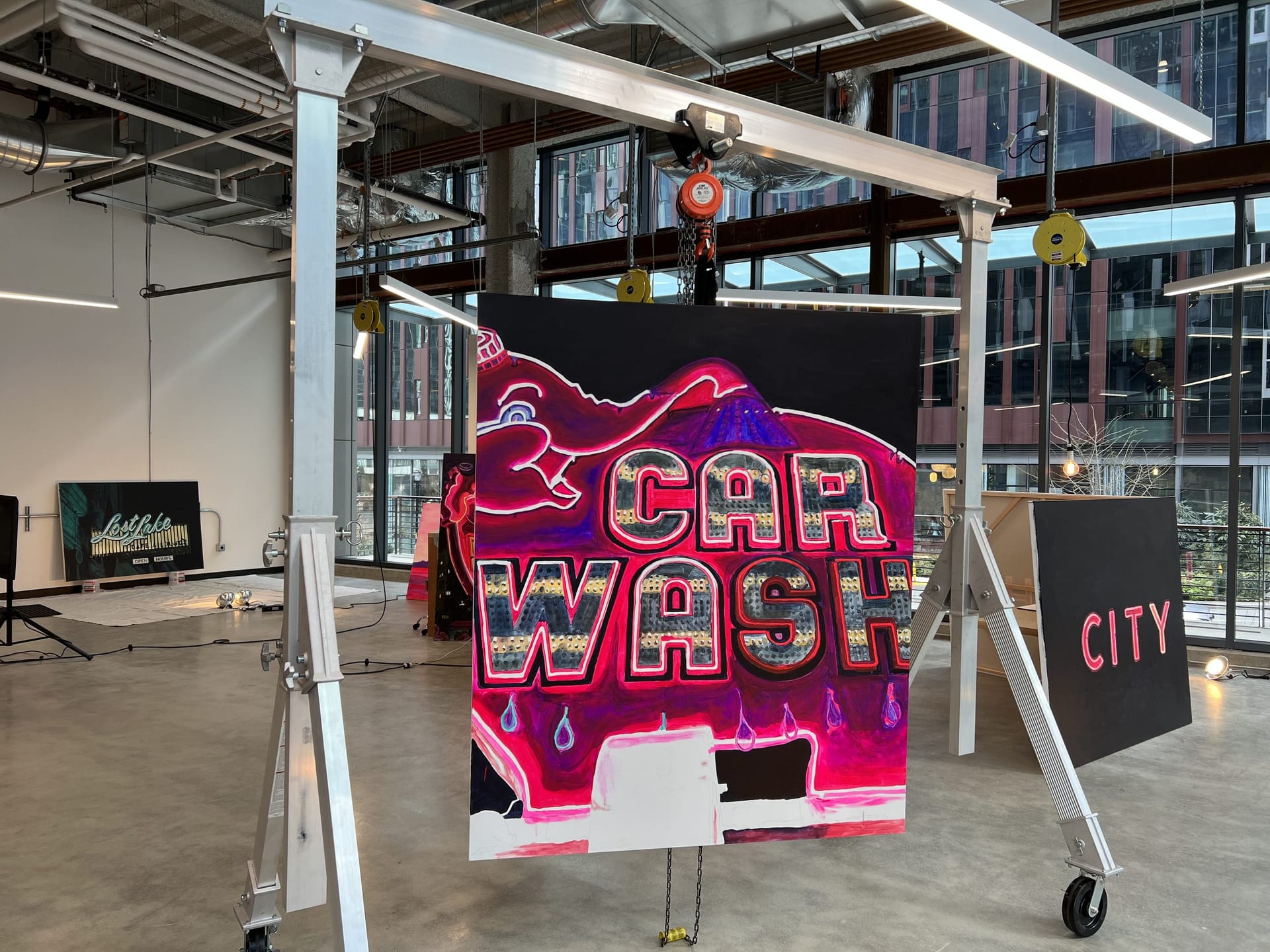 08a Install Gantry Hoist — City Light by Joshua Borsman