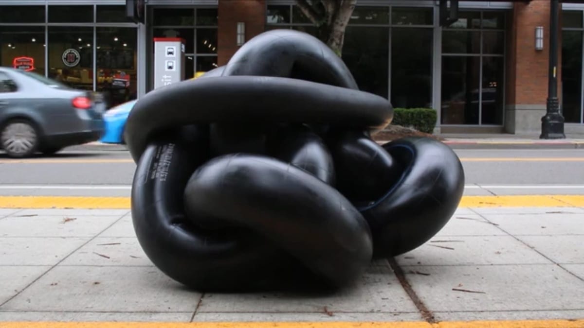 Innertube Bus — Mad Art by Joshua Borsman
