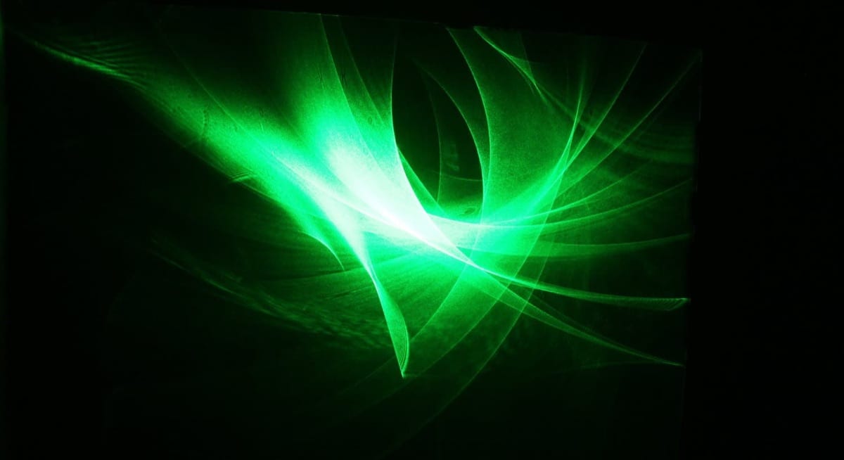 Laser Projection — Mad Art by Joshua Borsman